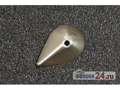Чешуйки CR113 Капля грань, 8 х 5 мм., никель, 100 шт.